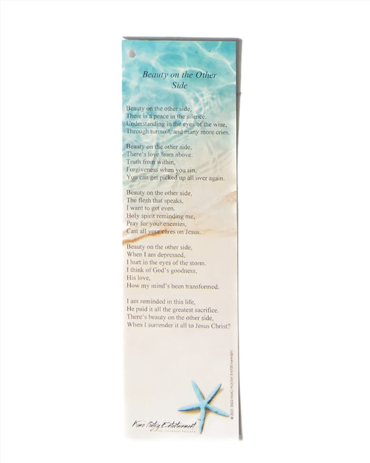 2.5" W x 8.5" H  Bookmarks